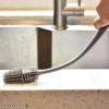 Multipurpose Flexible Silicone Cleaning Brush with Grooved Bristle Head – Ideal for Corners, Gaps, Tiles, Faucets, and Hard-to-Reach Areas – Non-Scratch, Durable & Ergonomic Scrubber for Home, Kitchen & Bathroom Cleaning