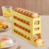  Egg Holder Storage Containers for Refrigerator, Space-Saving Design,Auto Rolling Keeps Eggs Fresh and Organized, BPA-Free, Convenient, Easy Access, Fridge or Countertop Use egg tray (4 layer) (pack of 1 Pcs. 24 Egg stored)