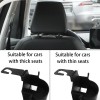 Car Headrest Backseat Organizer – 3 in 1 Cell Phone & Drink Cup Holder with Headrest Hooks, Travel Accessory for Kids and Adults