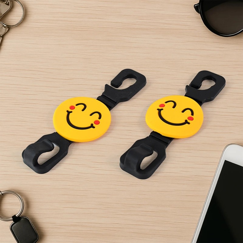 Universal Car Seat Headrest Hooks – 2 Pc Set Heavy-Duty Backseat Hanger for Car Organization, Holds Bags, Groceries, Handbags, Purses, Coats & More – Durable, Space-Saving Hooks for All Vehicles