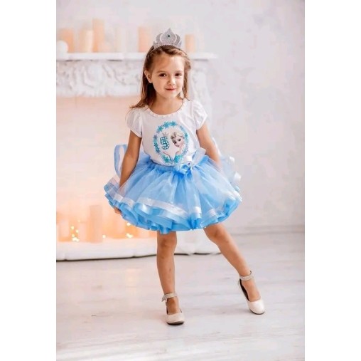 Cute girls frocks dress set soft net soft cotton perfect fitting