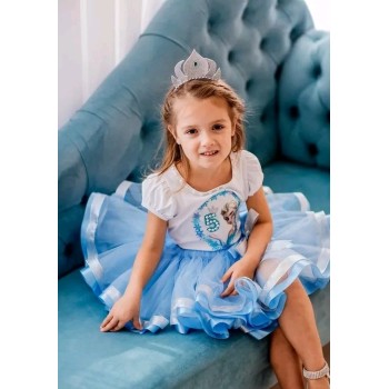 Cute girls frocks dress set soft net soft cotton perfect fitting