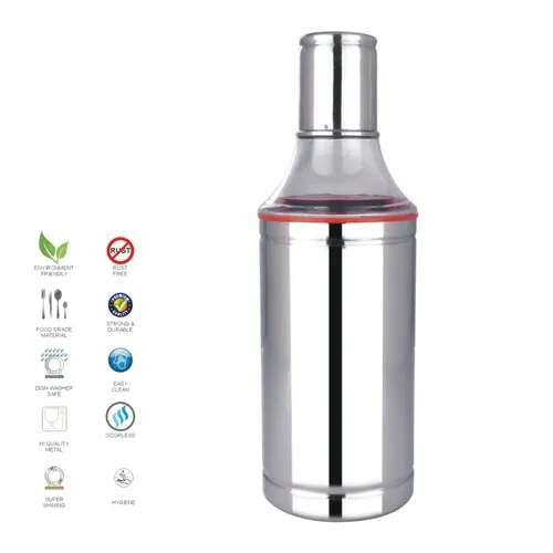1000 ml Oil Dispenser Bottle – Leak-Proof Glass Cooking Oil Container for Kitchen Use