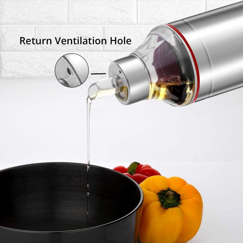 1000 ml Oil Dispenser Bottle – Leak-Proof Glass Cooking Oil Container for Kitchen Use