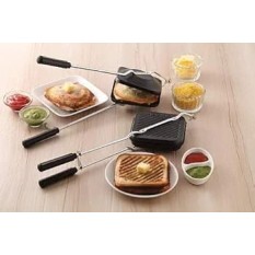 Non-Stick Sandwich Hand Toaster – Portable Gas Sandwich Grill Maker for Home & Outdoor Use