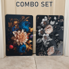 Elegant Floral Doormat Combo Set – 2 Piece Multicolor Entryway Mat Collection