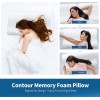 Medium Size Adjustable Memory Foam Pillow – Ergonomic Orthopedic Neck Support for All Sleeping Positions