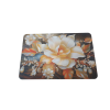 Premium Anti-Skid Floor Mat with Elegant Golden Floral Print