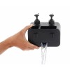Premium 2-in-1 Shampoo and Shower Gel Dispenser with Holder for homes, hotels, gyms, spas, and salons