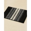 Premium Anti-Skid Striped Microfiber Bath Mat – Soft, Absorbent & Quick Dry Floor Mat