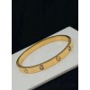 Elegant 18K Gold-Plated Screw-Design Bangle Bracelet for Women Premium Cubic Zirconia Accents, Durable Imitation Jewellery for Parties, Weddings & Daily Wear