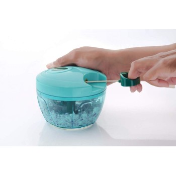 450 ML Vegetable, Fruit ,Onion Chopper , Hand Meat Grinder Mixer Food Processor Slicer Shredder Salad Maker