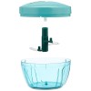 450 ML Vegetable, Fruit ,Onion Chopper , Hand Meat Grinder Mixer Food Processor Slicer Shredder Salad Maker