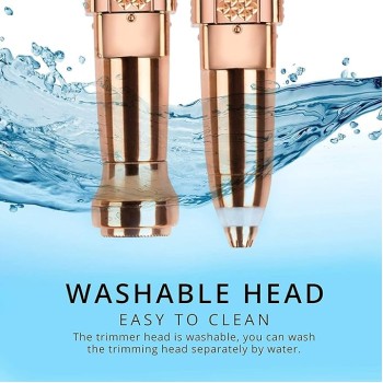 Women’s USB Rechargeable Trimmer – Face, Chin, Cheek, Eyebrow & Upper Lip Hair Remover