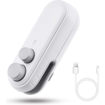 2-in-1 USB Rechargeable Mini Food Bag Sealer – Portable Vacuum Sealer Machine for Food Storage & Preservation