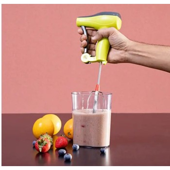 Manual Hand Blender – Portable, No Electricity, Easy to Use for Smoothies, Sauces & Baby Food