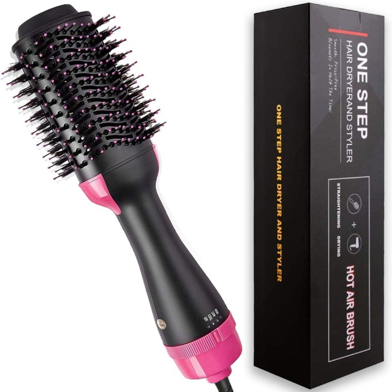 2-in-1 Hairdryer & Styler – Professional Salon Hair Dryer with Multiple Heat & Speed Settings  Description: