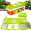 12-in-1 Multipurpose Vegetable & Fruit Chopper – Slicer, Dicer, Grater & Cutter