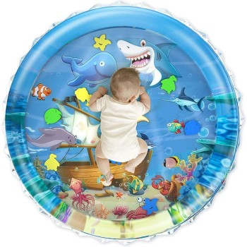 Toddly SplashJourney XL Inflatable Tummy Time Water Mat – Baby Sensory Play Mat for Early Development