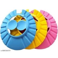 Adjustable Baby Shower Cap – Shampoo Bath Visor Hat for Kids (Multi-Color)