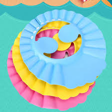 Adjustable Baby Shower Cap – Shampoo Bath Visor Hat for Kids (Multi-Color)