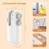 2-in-1 USB Rechargeable Mini Food Bag Sealer – Portable Vacuum Sealer Machine for Food Storage & Preservation