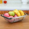 Adjustable Stainless Steel Sink Drain Basket – Multipurpose Kitchen Dish Rack for Washing and Storage