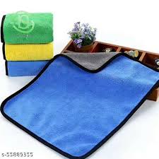 Premium Microfiber Cleaning Cloth for Kitchen, Car, Glass & Multipurpose Use – Dual Side Soft Towel