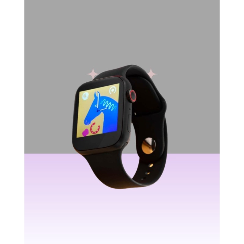  T500 Smart Watch for Men & Women | HD 1.83" Display | Bluetooth Calling | 100+ Sports Mode | Health Mode | Sleep Tracking | Compatible with All Android & iOS (Black Strap)-1