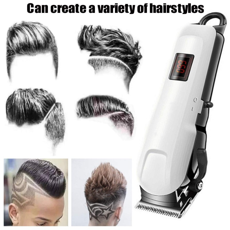 Hair Trimmer for Men Hair Cutting – Rechargeable Beard Trimmer for Man – Waterproof Shaver with USB Charging & 4 Combs for Hairs, Beard And Moustaches - Cordless Hair Trimmer-44