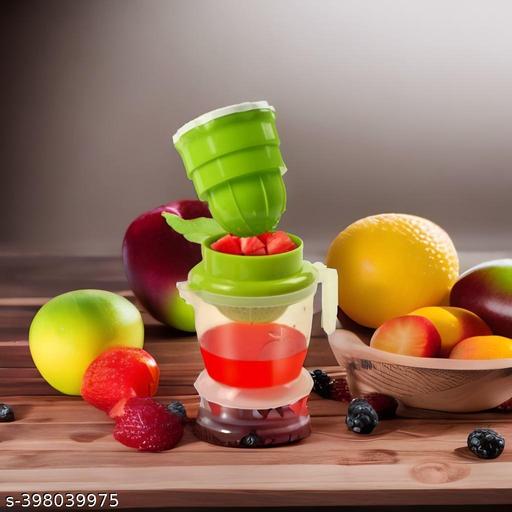 Manual Citrus Juicer with Juice Collector Hand Press Lemon, Orange and Lime Squeezer for Fresh Juice