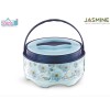 ShantiOne Jasmine Fancy Insulated Casserole | Hot & Cold Food Storage | Premium Floral Design (2500ml)