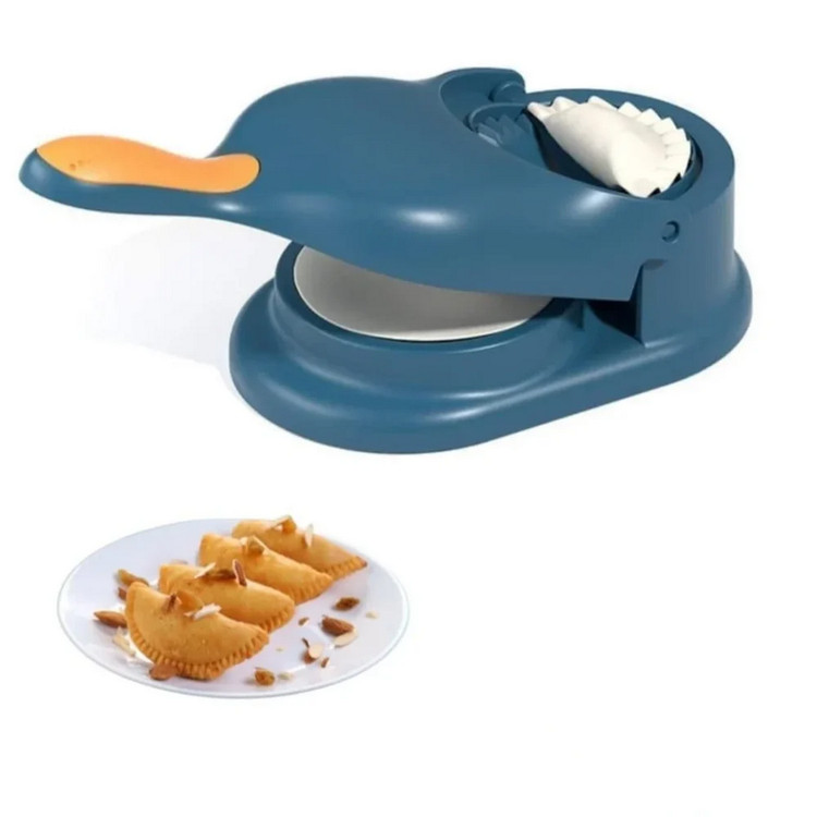 Manual Plastic Momo Maker – Easy Dumpling and Momos Press Tool for Home Kitchen