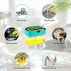 Plastic Liquid Soap Dispenser with Pump & Sponge Holder – Kitchen Sink Soap Dispenser Organizer soap dispenser with sponge holder, kitchen sink soap dispenser, liquid soap pump dispenser
