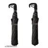 Bibas Trading Co. Hand-Open Two-Fold Black Umbrella – Compact, Durable & Portable Travel Umbrella for Daily Use & Outdoor Protection