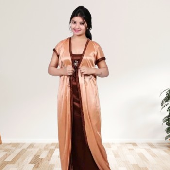 Comfy Satin Night Dress Set