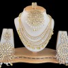 NECKLACE CHAIN with mangtikka JEWELLERY SET For Women & Girl
