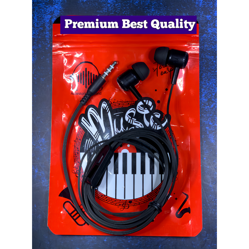 ZedPunch ( 2 Combo offer) EARPHONE TURBO BASS SOUND FOR ALL DEVICES AND MIC FOR CALLING With Button