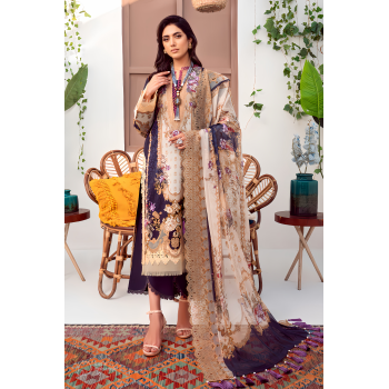 New Trending Pakistani Lawn Suits With embroidered Dupatta ( unstitched fabric)