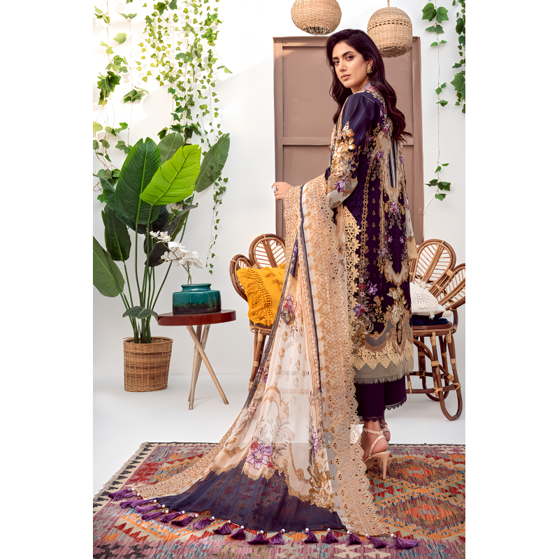 New Trending Pakistani Lawn Suits With embroidered Dupatta ( unstitched fabric)