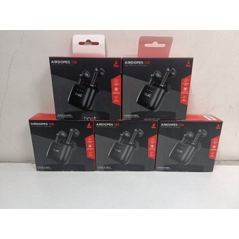 BOAT AIRDOPES 138 Wireless Earbuds with 13mm Drivers, Bluetooth V5.0+EDR, IWP Technology, 650mAh Pocket friendly Charging Case, 60 Hours nonstop music 