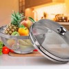 Stainless Steel Fruit Basket with Lid