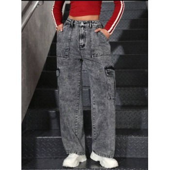 6 pocket cargo DENIM JEANS FOR MEN AND WOMEN