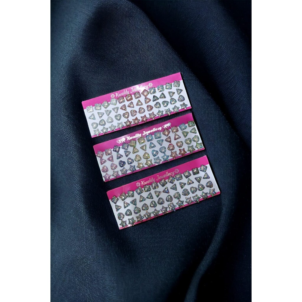 Glitter matel earrings for women and girls
