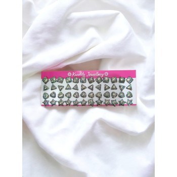 Glitter matel earrings for women and girls