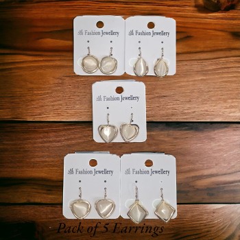 Classic Fancy Monalisa earrings different shape for women and girls 