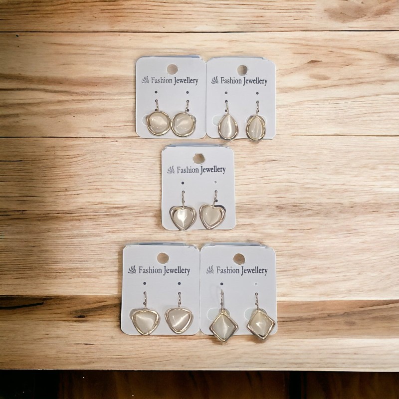 Classic Fancy Monalisa earrings different shape for women and girls 