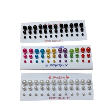 Multicolor Design Plastic Earrings for Girls Small Earrings