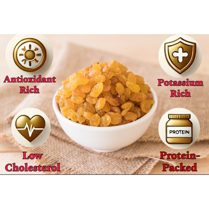 Mother's Bounty | 250 gram | Premium Yellow Raisins / Kishmish