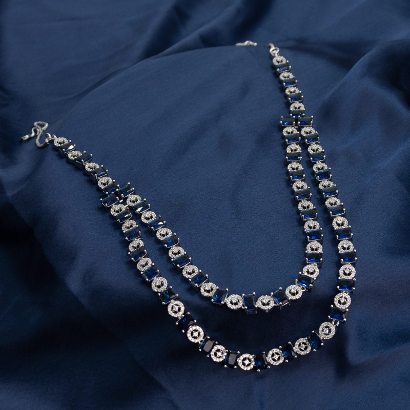 American Diamond Necklace Set